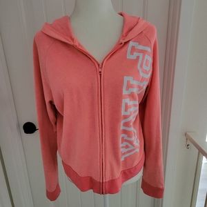 Pink zip up